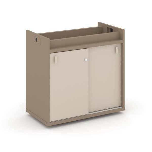 Тумба опорная - купе ES.TON-3 (750х406х725) (Латте/Капучино/Металл Латте)