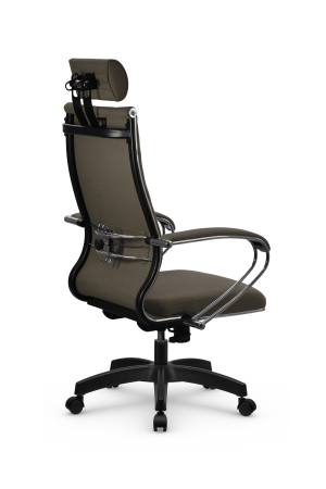 Кресло для руководителя Метта МЕТТА B 2m 34PF/подл.127/осн.001 (Коричневый)