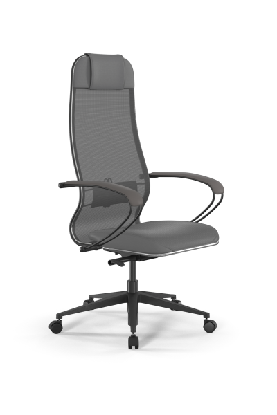 Кресло для руководителя Метта SynchroSit 10 B1-115K - X2+Extra /Um00/Wm12/K1bL(M23.B11.G19.W02) (Серый)