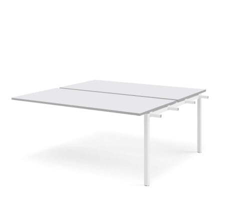 TOUR LIGHT Бенч-система 2 рабочих места 160143 (Белый/Белый металл)