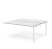 TOUR LIGHT Бенч-система 2 рабочих места 160143 (Белый/Белый металл)