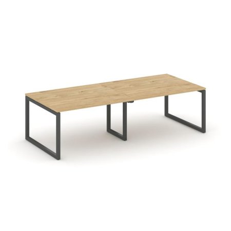 Стол переговорный SN-5O.SPRG-042.3 (2360х1180х750) (Тиквуд Светлый/Металл Антрацит)
