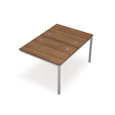 6МБК.277 Сдвоенные бенч-системы, конечный модуль (1000x1435x750) (Шамони темный/Алюминий матовый)