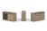 Тумба двойная + топ ES.NB.2T-5 (1500х410х750) (Латте/Тиквуд Светлый)
