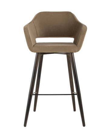 Стул барный Саймон велюр капучино (Стул барный Саймон капучино)