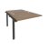 Наборный элемент рабочей станции на м/к Onix O.M-2.NRS-1.8 980x1635x750 (Тиквуд Темный/Белый Металл)