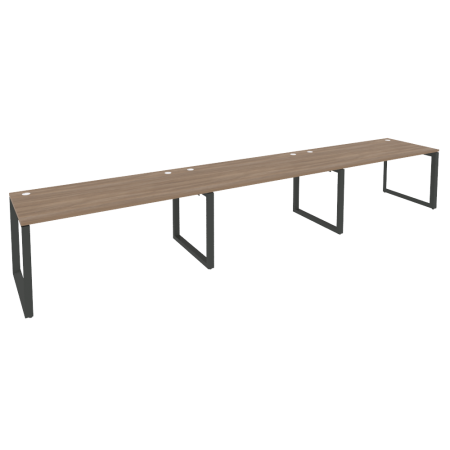 Рабочая станция на О-образном м/к Onix O.MO-RS-3.4.8 4740x800x750 (Дуб Аризона/Черный металл)