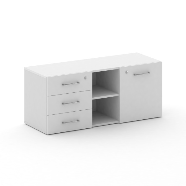 Греденция Cross CRU.GR-2 (1250x460x532) (Белый Бриллиант UM)