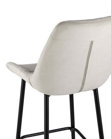 Стул барный Флекс велюр бежевый (Стул барный Флекс бежевый)