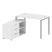 Рабочая станция с опорной тумбой левая Metal System Style БП.РС-СТС-2.2 Л 1300x1520x750 (Дуб Наварра/Серый металл)