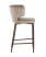 Стул полубарный Матео с кантом велюр шампань ножки дерево (Стул полубарный Матео шампань)