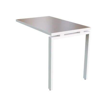 Брифинг-приставка Steel Evo 17700 1000х600х740 (Дуб темный/серый металл)