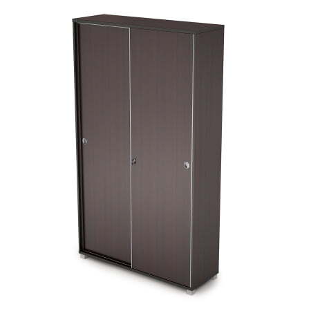 6ШКЗ.016 Шкаф-купе с замком (1200x400x2116) (Венге)