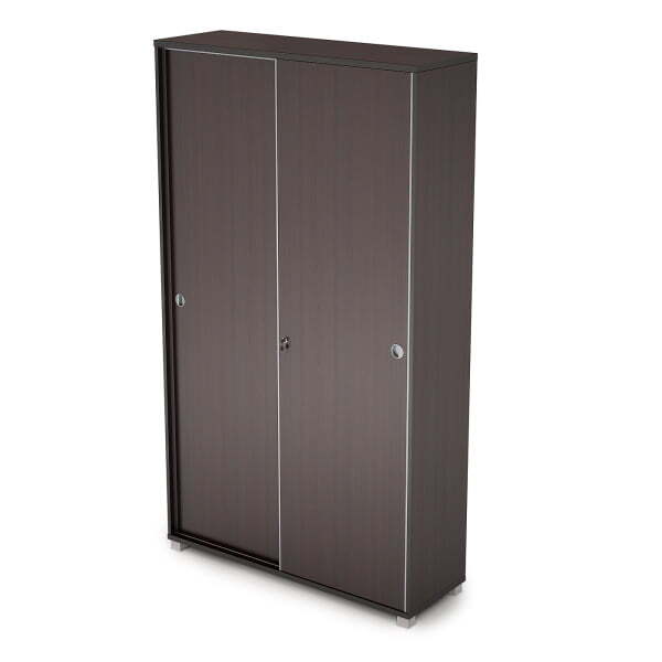 6ШКЗ.016 Шкаф-купе с замком (1200x400x2116) (Венге)