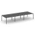 Рабочая станция 2-х сторонняя SN-4P.DRS-064 (4740х1232х750) (Тиквуд Светлый/Металл Антрацит)
