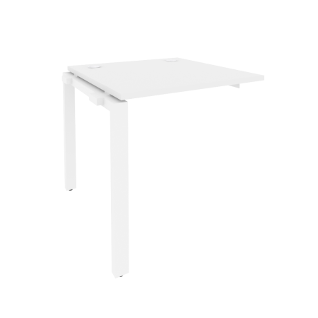 Наборный элемент рабочей станции на П-образном м/к Onix O.MP-1.NRS-0.8 780x800x750 (Белый Бриллиант/Белый Металл)