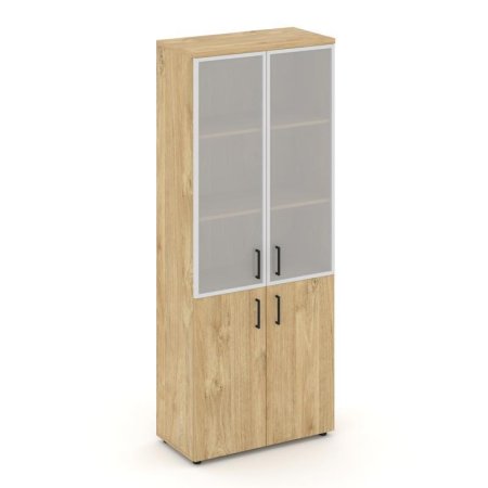 Шкаф высокий широкий SN.STS-103 (796х400х1982) (Тиквуд Светлый/Сатин)