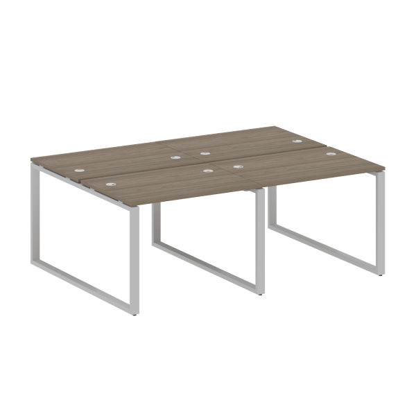 Рабочая станция Metal System Style БО.СМ-4.1 2000x1475x750 (Вяз/Серый металл)