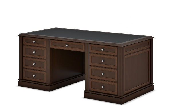 Стол руководителя INTER DM 175 (1750х900х768) (Венге ЦАВО)