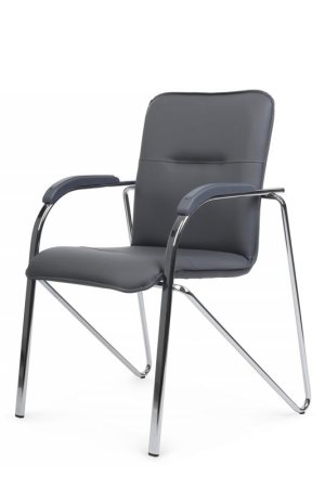 Стул Самба с пластиковыми подлокотниками SMB-03H Серый (Серый)