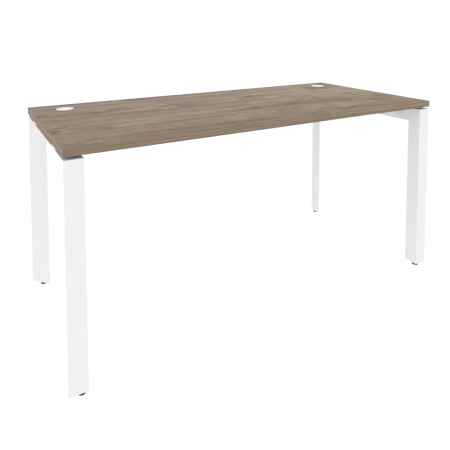 Стол рабочий на П-образном м/к Onix O.MP-SP-4.7 1580x720x750 (Тиквуд Темный/Белый Металл)