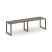 Рабочая станция 1 сторонняя SN-6O.ORS-013 (2760х700х750) (Тиквуд Светлый/Металл Антрацит)