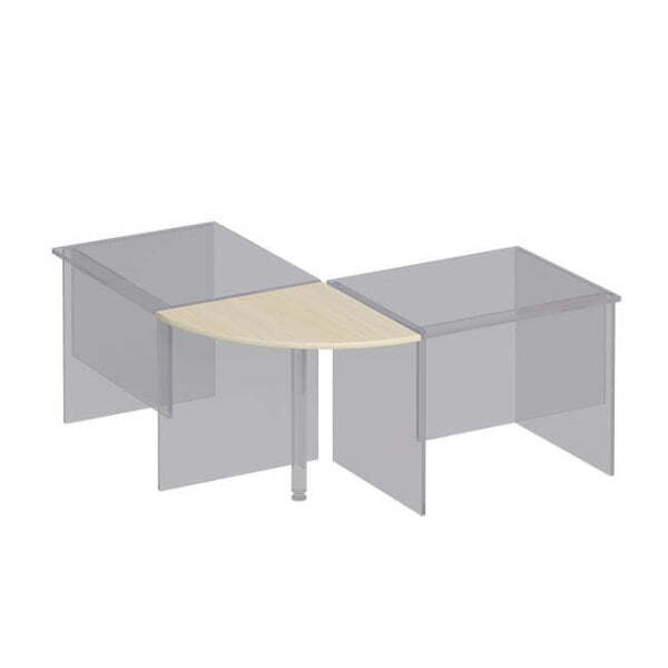 Угловой сегмент Комфорт К 204 600x750x25 (Дуб шамони светлый)