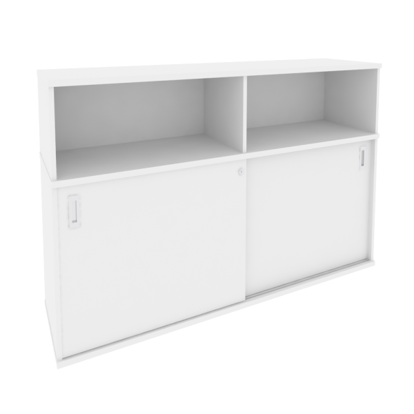 Шкаф-купе приставной/опорный Onix O.SHKO-2.8 1635x432x1120 (Белый Бриллиант)