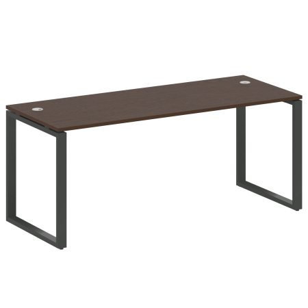 Стол письменный Metal System Style БО.СП-5 1800x720x750 (Венге Цаво/Антрацит металл)