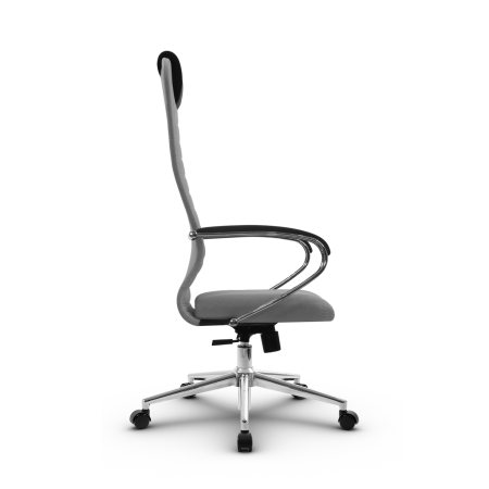 Кресло для руководителя Метта SU-B-10/подл.131/осн.009 (Светло-серый)