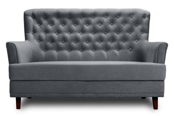 Диван 2-местный Caprize (1620x790x1000) Серый (Серый)