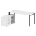 Рабочая станция с опорной тумбой левая Metal System Style БП.РС-СТС-2.4 Л 1700x1520x750 (Дуб Наварра/Серый металл)