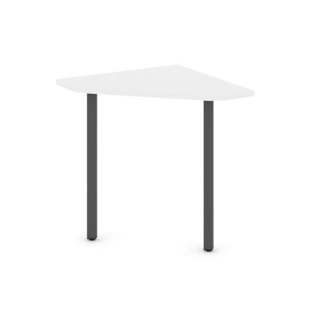 Угловой элемент стола SN-4.USP-011 (700х700х750) (Белый/Металл Антрацит)