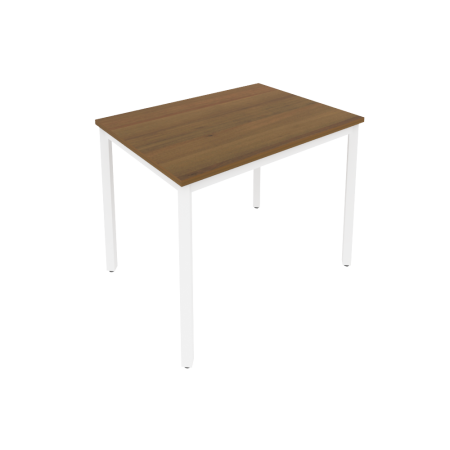 Стол письменный на металлокаркасе Slim С.СП-3 980x720x750 (Орех/Белый металл)