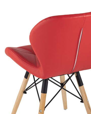 Стул Бон экокожа красный (Стул Бон красный)