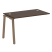 Проходной наборный элемент рабочей станции Metal System Style БА.ПРС-СП-1.2 1200x720x750 (Дуб Наварра/Серый металл)