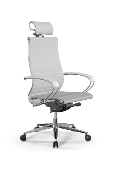Кресло для руководителя Метта Samurai L2-7K - Infinity /Kc04/Nc04/K2cL/H2cL-3D(M26.B32.G25.W03) (Белый)