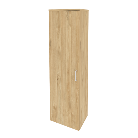 Гардероб узкий левый Onix O.GB-1L 560x420x1977 (Тиквуд Светлый)