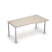 6М.021 Стол криволинейн.прав. (1600x900x750) (Шамони светлый/Алюминий матовый)