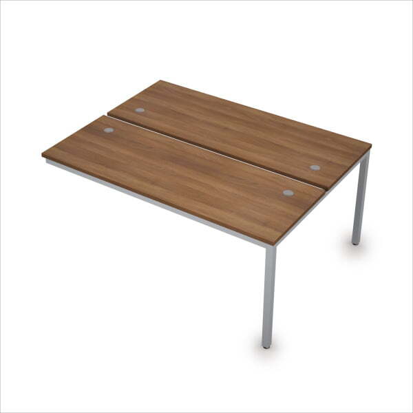 6МБК.264 Сдвоенные бенч-системы, конечный модуль (1600x1235x750) (Шамони темный/Алюминий матовый)