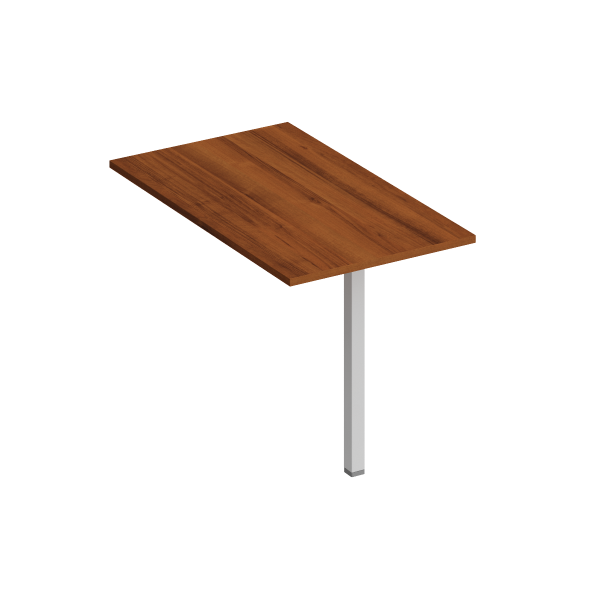 Брифинг-приставка с опорой КФ Комфорт КФ К.1223 1200x700x750 (Французский орехСерый)