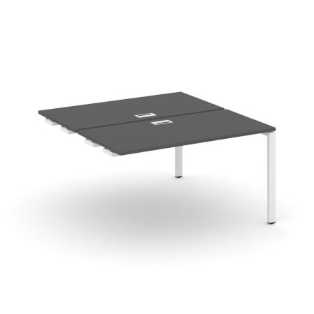 Стол-приставка к опорным элементам SN-6P.DPRS-024 (1580х1632х750) (Антрацит/Металл Белый)