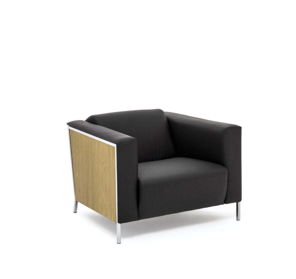 VISPO Кресло (ДУБ СВЕТЛ/ЧЕРНЫЙ)