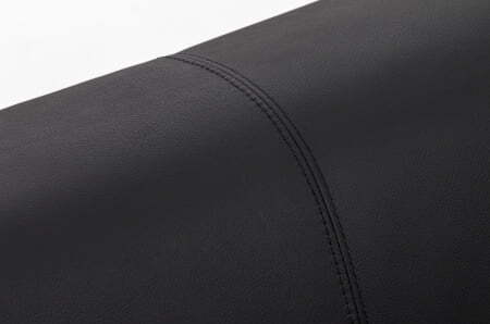 VISPO Диван 3-местный (ЧЕРНЫЙ/КОЖА)
