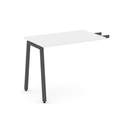 Брифинг-приставка SN-4A.BR-004 (1180х600х750) (Белый/Металл Антрацит)