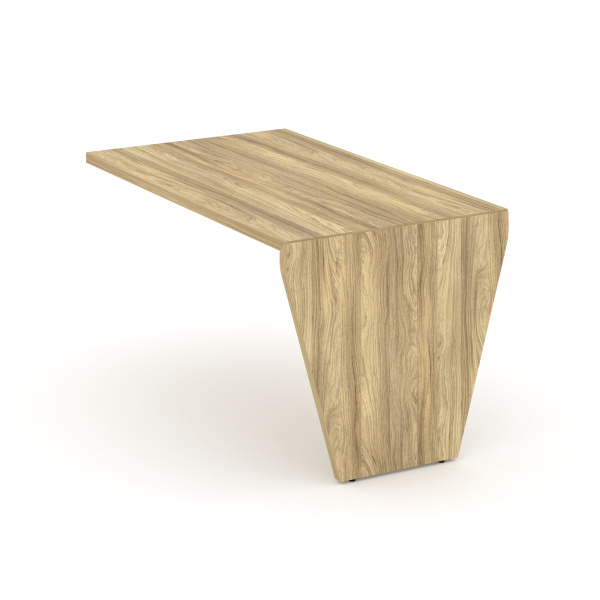 Брифинг-приставка Corner COR.BR-14 (1400x800x750) (Гикори Песочный-Ваниль)