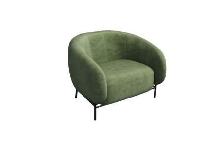 Диван одноместный BLT-1 (Teddy 917/Металл Черный)