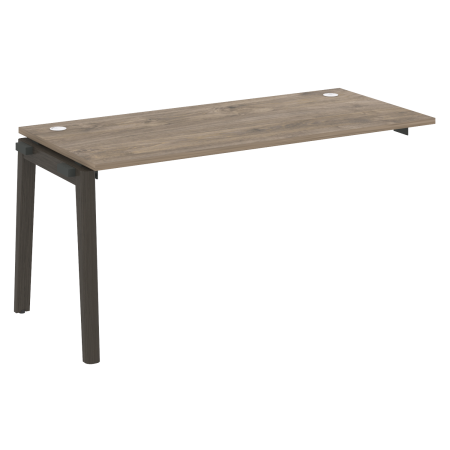 Наборный элемент рабочей станции на деревянных опорах Onix Wood OW.1.NRS-4.7 1580x720x750 (Тиквуд Темный/Дуб Темный)