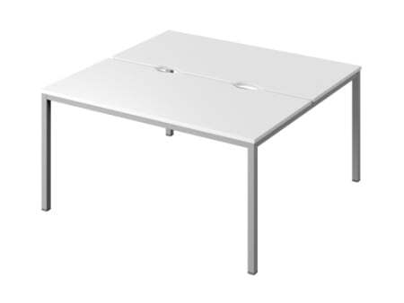 Стол-тандем Public comfort СL-42 1500x1432x740 (БелыйСерый)
