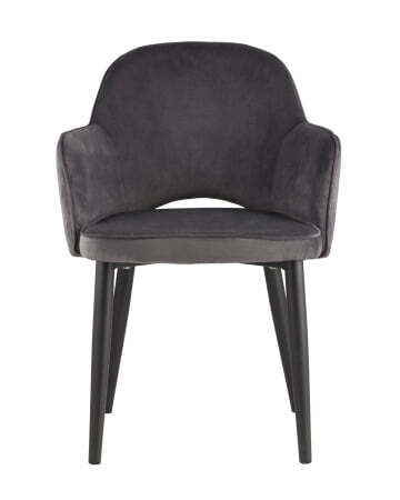 Стул Венера велюр серый (Стул Венера серый)